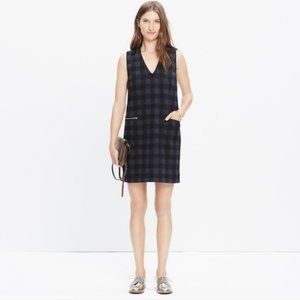 Madewell Buffalo Check Jumper Dress sz S